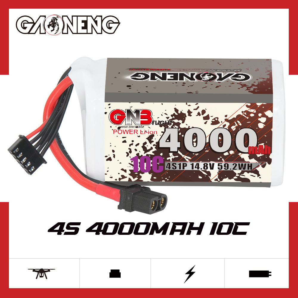 GNB 4000mAh 4S 14.8V 10C 20C z – Drone Battery Connector recenzja i cena