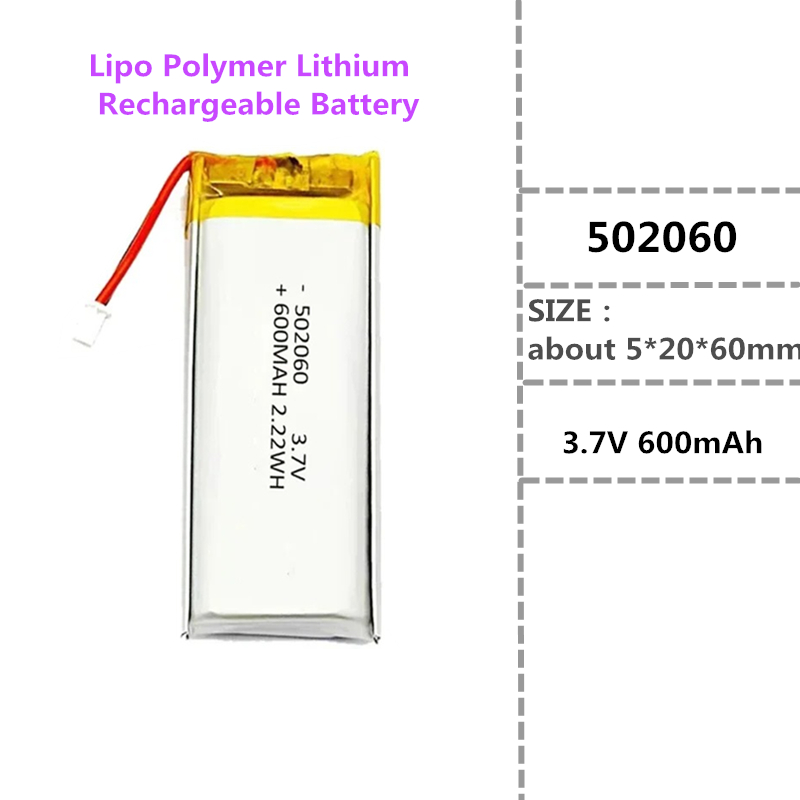 502060 / 522060    3.7V 600mAh – Eachine Drone E58 recenzja i cena
