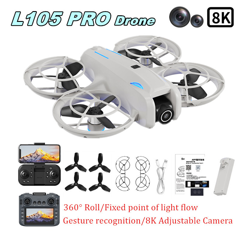 Dron L105 PRO Duel z obiektywe – Drone Battery Case recenzja i cena